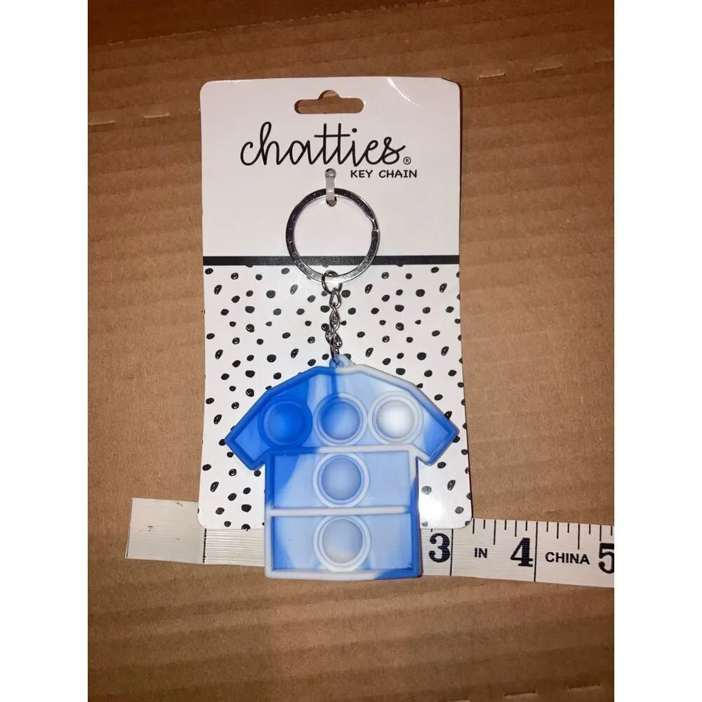 ☀️3/$9☀️ Chatties | Shirt Fidget Key Chain